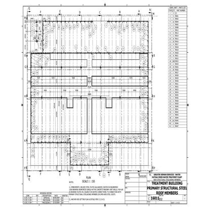 BLOCK (C.M.U.) EMBEDMENT PLATE PLACEMENT - WATER TREATMENT PLANT