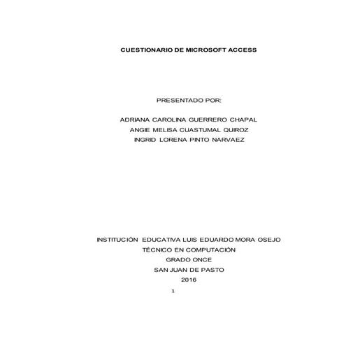 E02. bases de datos con access