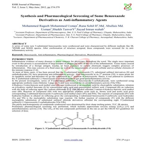 IOSRPHR(www.iosrphr.org) IOSR Journal of Pharmacy
