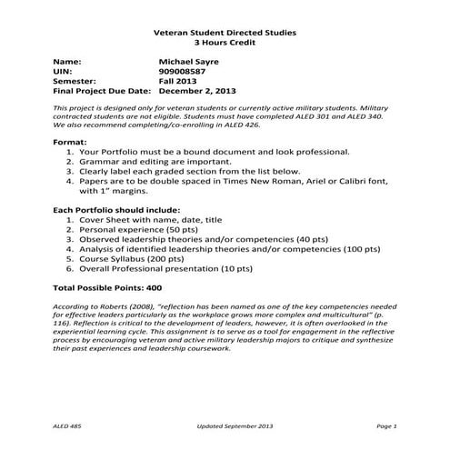 1 SayreMichael_ALED485