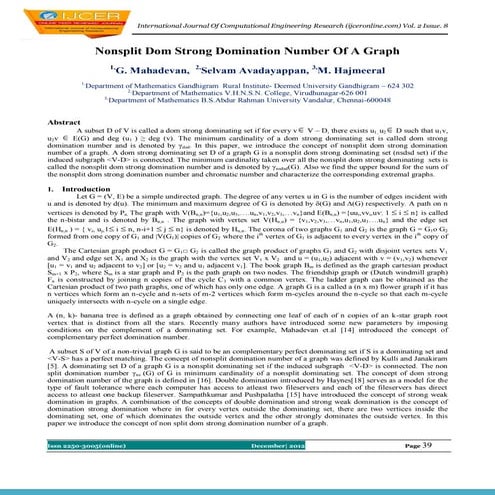 International Journal of Computational Engineering Research(IJCER)