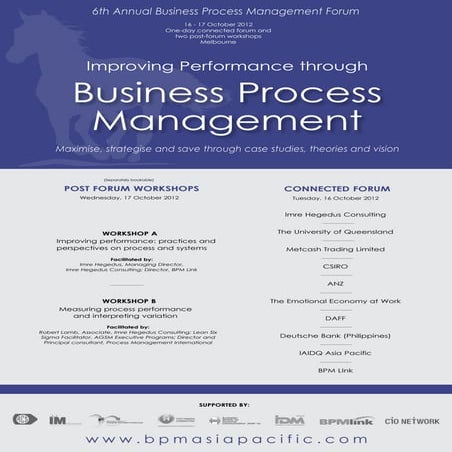 Improving Performance Through Business Process Management