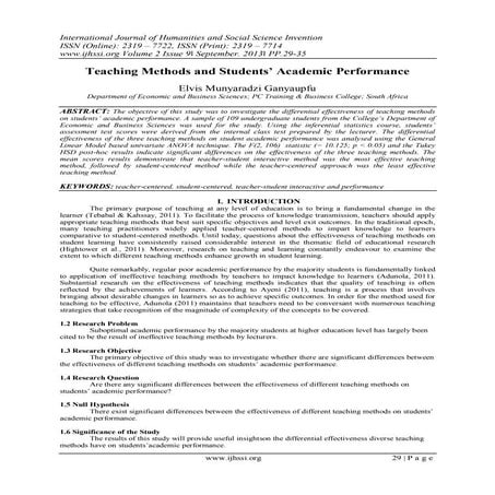 International Journal of Humanities and Social Science Invention (IJHSSI)