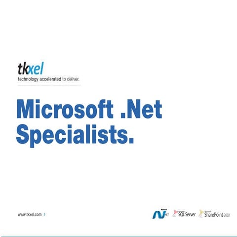 TkXel - Dot Net expertise.