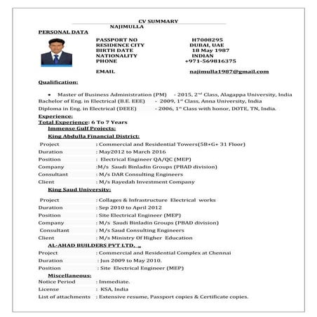 Najim updated CV