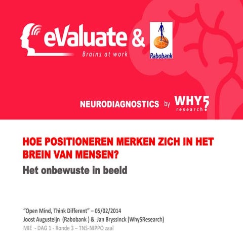 2014 MIE - neuro marketing