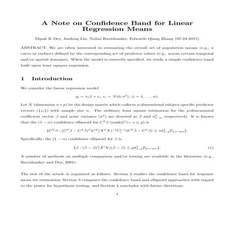 A Note on Confidence Bands for Linear Regression Means-07-24-2015