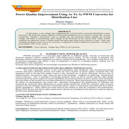 International Journal of Computational Engineering Research (IJCER)