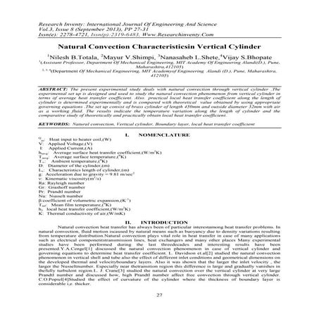Research Inventy : International Journal of Engineering and Science