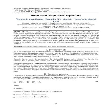 Robot social design -Facial expressions