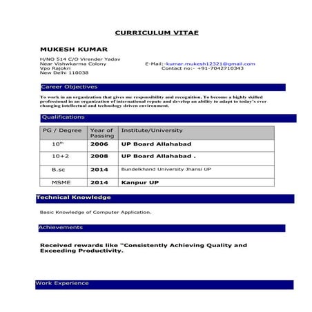 Vinodkumar cv | DOC