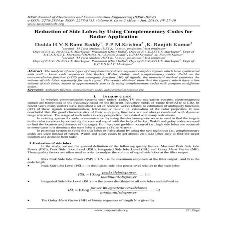Performance evaluation of nested costas codes | PDF