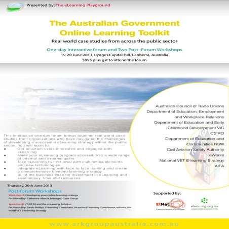 The Australian Government Online Learning Toolkit