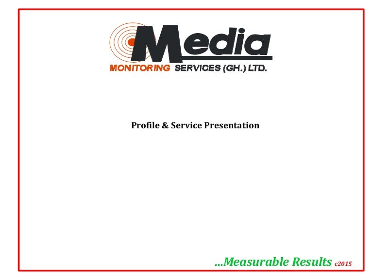 Mms Ghana Profile Service 2015 mms ghana profile service 2015