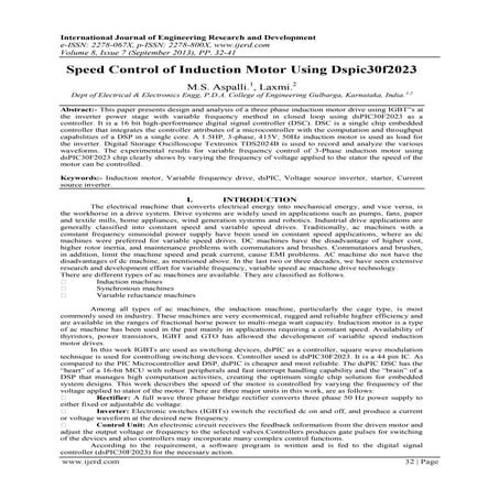 Speed control of Three phase Induction motor using AC voltage regulator ...