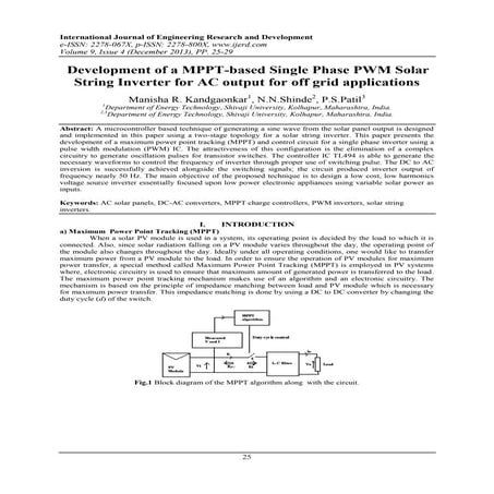 International Journal of Engineering Research and Development (IJERD)