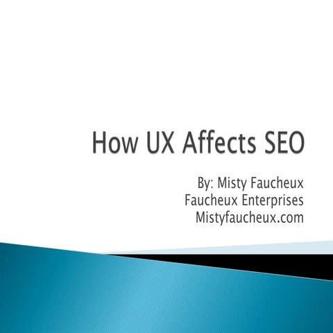 How UX Affects SEO