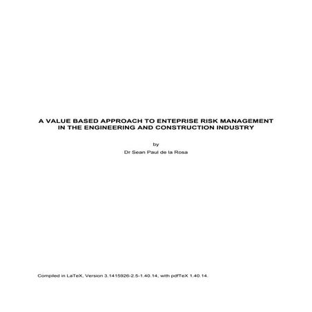 NEC Contracts - The Risk Register/Early Warning Register and risk ...