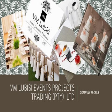 VM LUBISI EVENTS PROJECTS TRADING (PTY) LTD