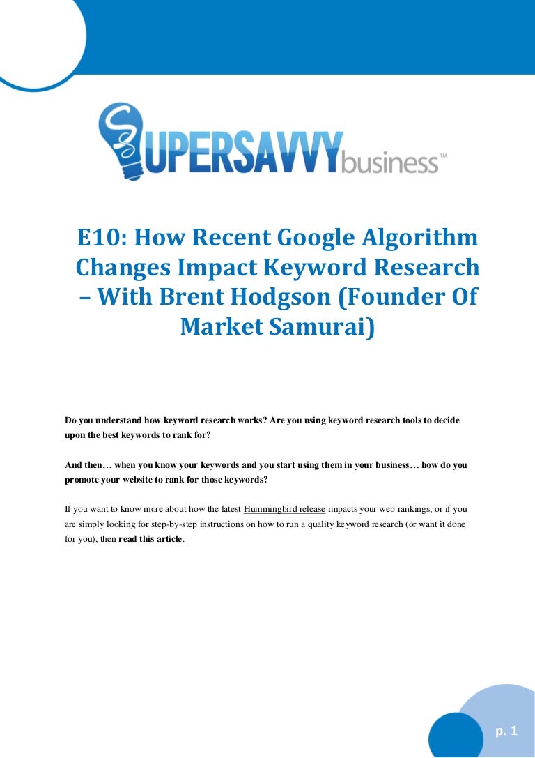How Google S Hummingbird Affects Your Website Rankings Interview Wi