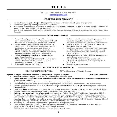 ThuLe_Resume_CA 