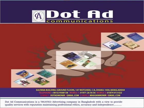 Dot Ad Communications presentations
