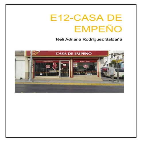 Casa de empeño | PDF