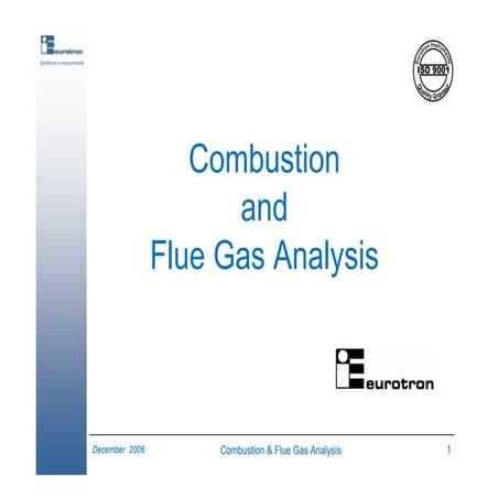 Combustion & Flue Gas Analysis