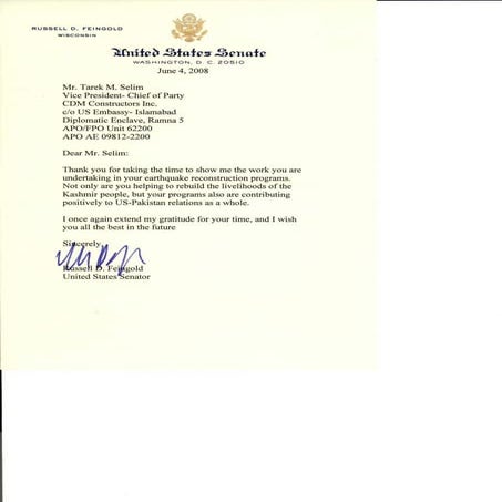 pakistan usaid reconstruction program feingold letter