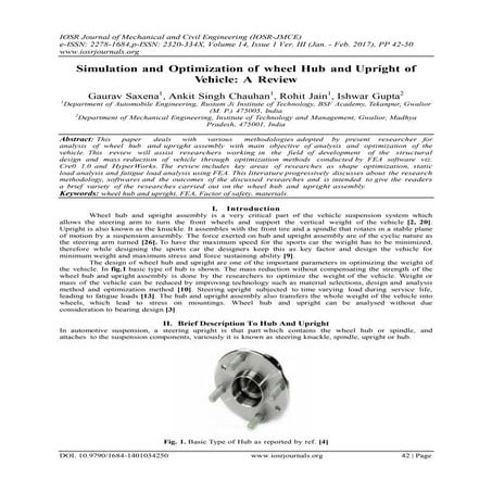 DEVELOPMENT OF A WHEEL HUB BY TOPOLOGICAL OPTIMIZATION METHOD APPLIED ...