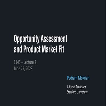 E145 - 2024 Lecture 2 - PM - OA and PMF.pdf