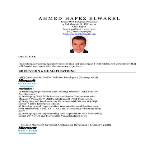 Mohamed Ali CV | DOC