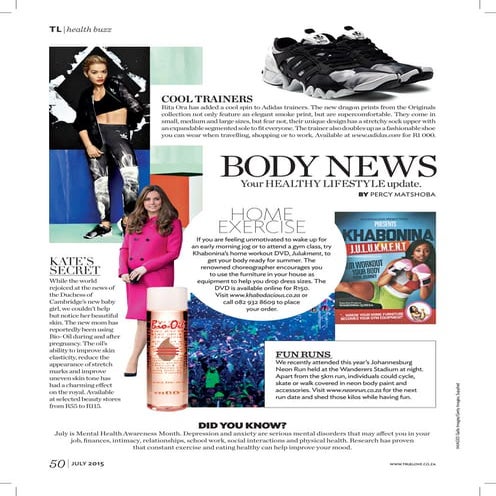 July 2015 Health buzz