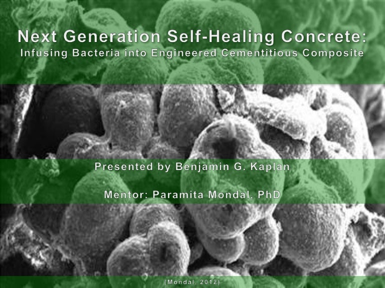 Next Generation SelfHealing ConcreteInfusing Bacteria into Engineer…