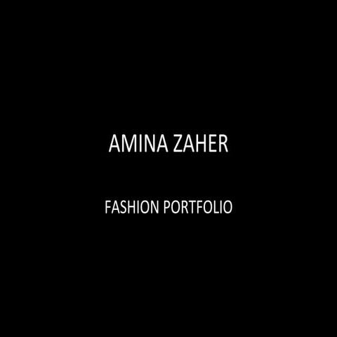 Amina Zaher O Portfolio 2