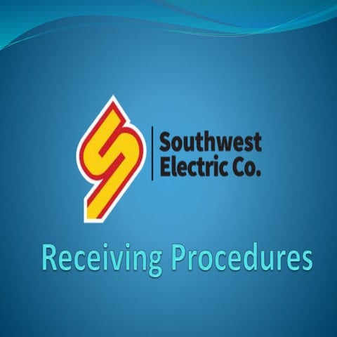 Receiving Procedures Template 001_Show