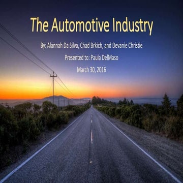 The Automotive Industry PP