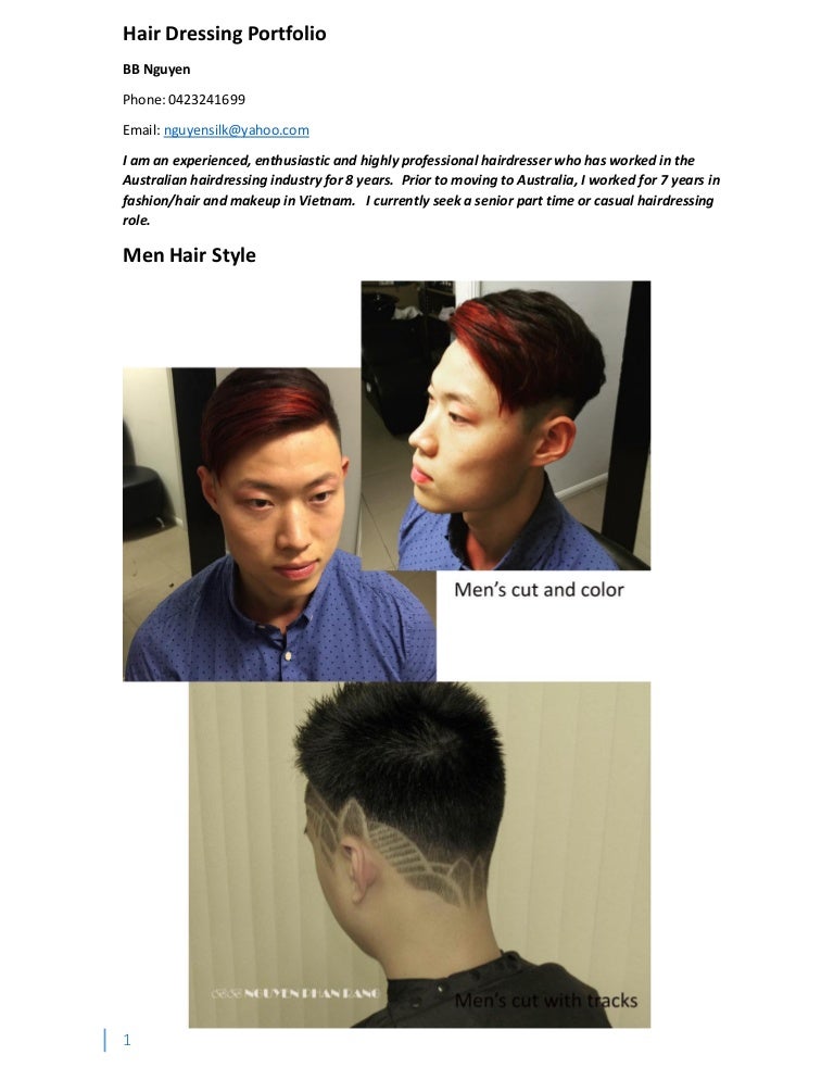 Hairdressing Portfolio