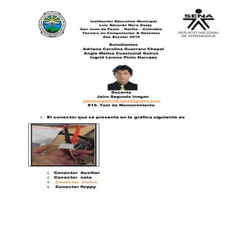 E19 test de mantenimiento