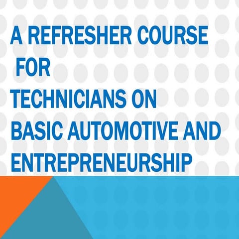 A REFRESHER COURSE | PPT