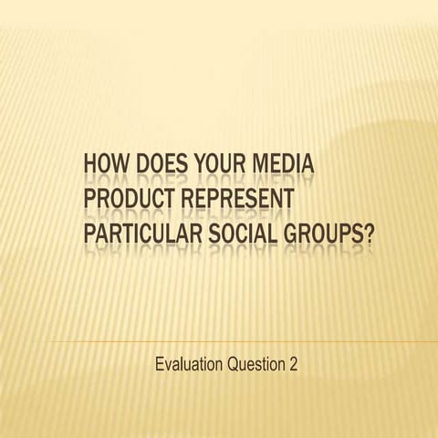 E2 representation of particular social groups | PPT