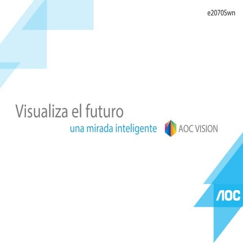 Monitor LED AOC - e2070Swn