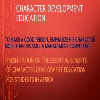 Online Presentation Character devel...