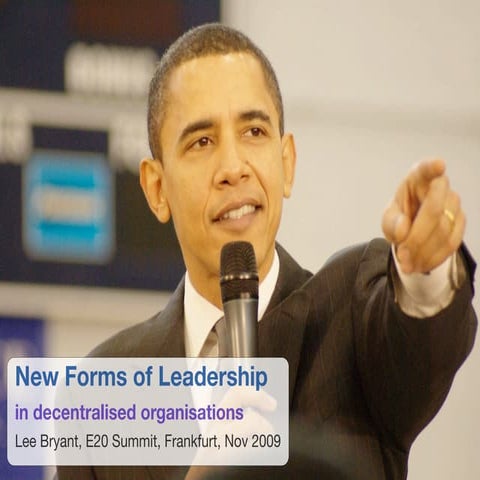New forms of Leadership