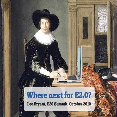 E20 summit 2010: Beyond Adoption