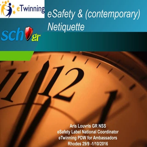 eSafety and Netiquette - Aris Louvris, GR NSS