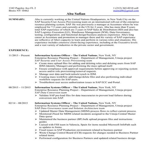 Resume_Abu_Sufian May 25 2016