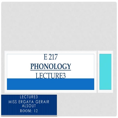 Introduction to Phonology