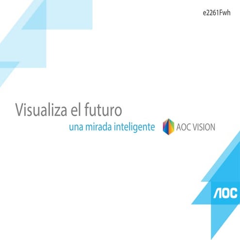 Monitor LED AOC - e2261Fwh (2)