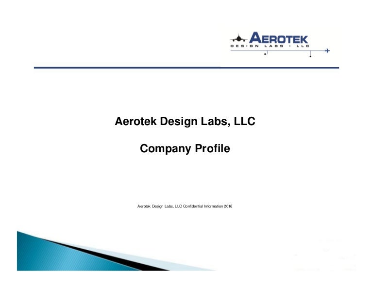 Aerotek Profile 2016 Aerotek Profile 2016